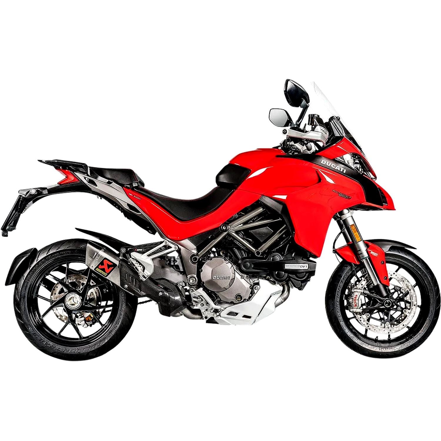 Akrapovic Titanium Line Slip On Silencer For Ducati MULTISTRADA 1200 S ABS DVT Pikes Peak 2016-2017